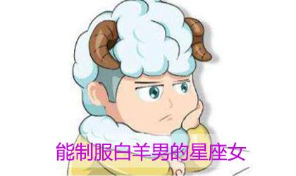 十二星座中哪些星座女能制服白属羊的男性