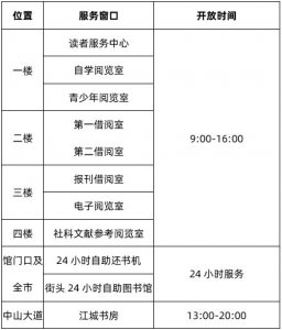 ​读者请注意！武汉图书馆发布中秋国庆开放时间及读者活动安排
