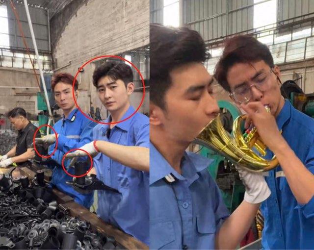 热梗网红“电翰”一夜走红，打螺丝比张翰帅，看到动作后，网友：取关  5