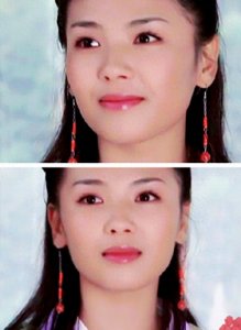 ​刘涛《天龙八部》阿朱美照7张，自带一股灵秀气质