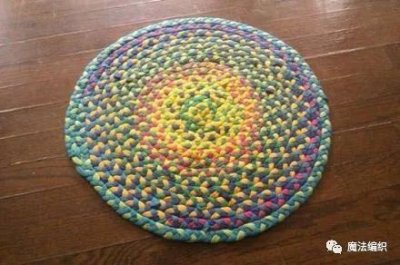 ​简单好看地毯编织，废旧衣服布条做个性美美装饰地毯编织教程图解