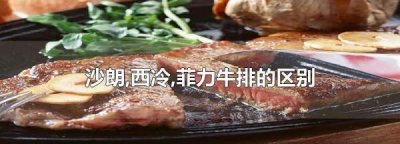 ​西冷和沙朗是一样,肉眼西冷菲力牛排的区别