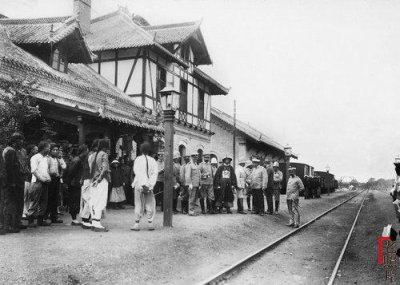 ​老照片：20世纪初，德国人拍摄的胶济铁路