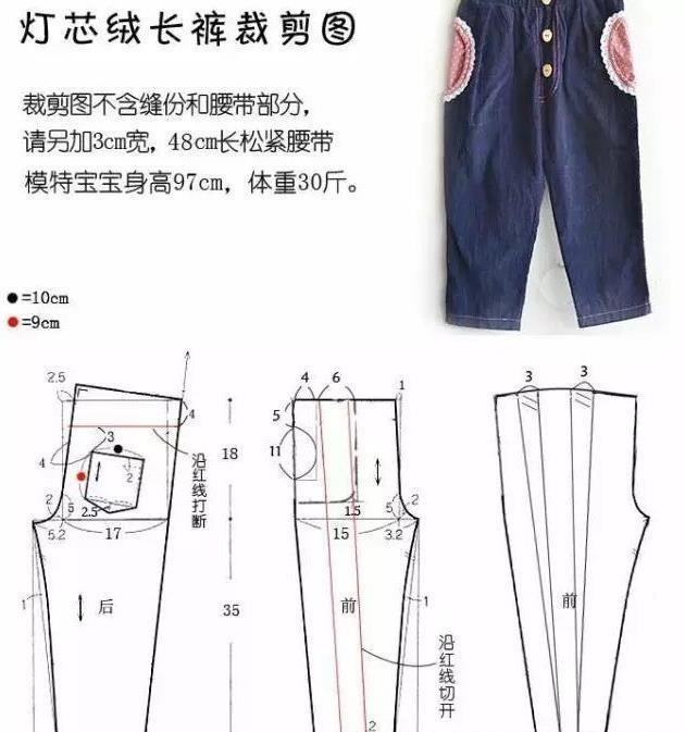 童装裁剪超多款女装(童装)的裁剪图合集!