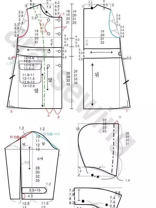 童装裁剪超多款女装(童装)的裁剪图合集!