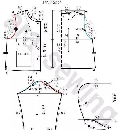 童装裁剪超多款女装(童装)的裁剪图合集!