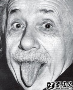 ​爱因斯坦吐舌照片怎么拍的