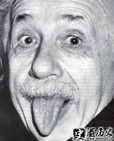 爱因斯坦吐舌照