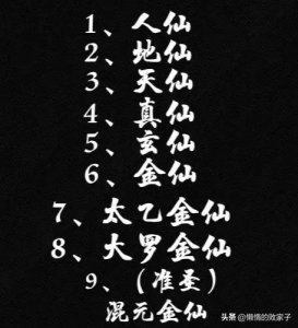 ​混沌世界，洪荒之中，修炼者的境界等级